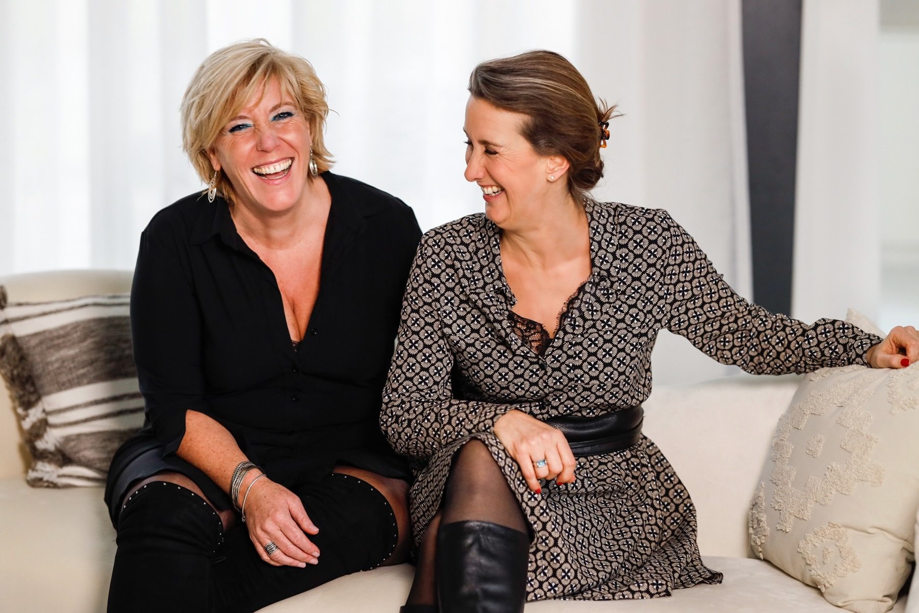 Mascha en Mireille samen